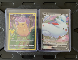 Pokemon Celebration Pikachu 5/25 Full Art & Togekiss V 140/185 NM+ 2 Nice Cards - Image 1