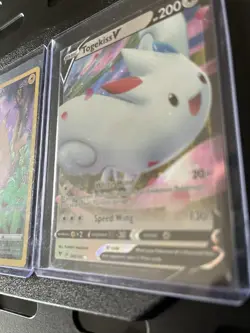 Pokemon Celebration Pikachu 5/25 Full Art & Togekiss V 140/185 NM+ 2 Nice Cards - Image 5