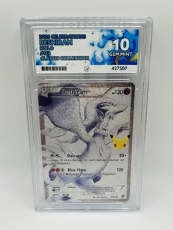 Pokemon Reshiram 113/114 Celebrations ACE 10 GEM MINT - Image 1