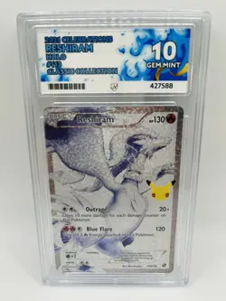 Pokemon Reshiram 113/114 Celebrations ACE 10 GEM MINT - Image 3