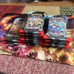Pokemon tcg stellar crown sleeved booster packs X25 new & sealed - Image 3