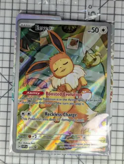 Pokemon TCG Eevee SVP 173 Black Star Promo Prismatic Evolutions (NM/M) unopened - Image 1