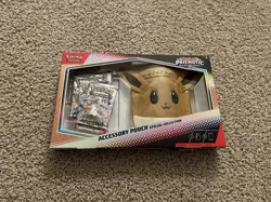 Pokemon TCG Prismatic Evolutions Eevee Accessory Pouch Special Collection Box - Image 1