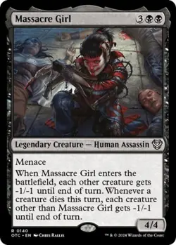 Massacre Girl - Near Mint MTG Commander: Outlaws of Thunder Junction - Image 1