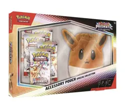 Pokemon Prismatic Evolutions Accessory Pouch Special Collection Sealed New - Image 1