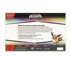Pokemon Prismatic Evolutions Accessory Pouch Special Collection Sealed New - Image 2