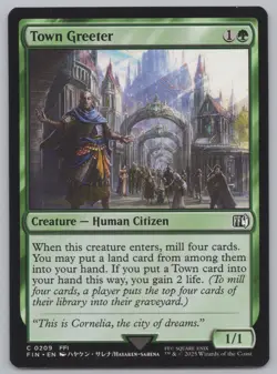 MTG Playset (4) - Final Fantasy - Town Greeter #209 -k474 - Image 2