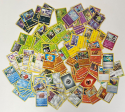 114 X POKEMON TRADING CARDS BUNDLE INCLUDING HOLOS SOME DUPLICATES - Image 1