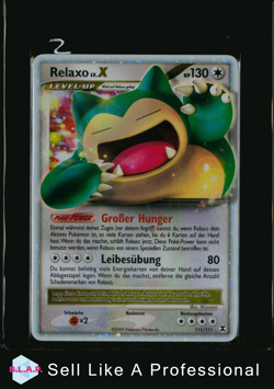 RELAXO LV. X POKEMON 111/111 2009 RISING RIVALS PLATINUM GERMAN HOLO - Image 1