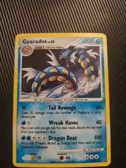 Pokemon TCG - Gyarados 19/100 - Storm Front : Extras - Cosmos Holo LP - Image 1