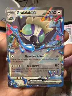 Pokemon JUMBO Grafaiai ex SVP100 And Normal Card - Image 2