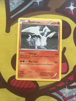 Pokemon Reshiram 26/114 - BW Black White Base - Holo Rare - Excellent - Image 1