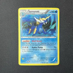 Samurott Holo 32/114 Black & White Base Set Pokemon Card - Image 2