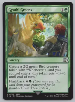 MTG Playset (4) - Final Fantasy - Gysahl Greens #190 -k473 - Image 2