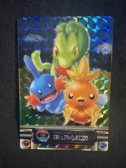 Pokemon Card Mudkip Treecko Torchic #05 Holo Prism FRLG Zukancard - Image 1