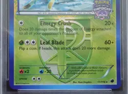 LEAFEON 11/116 NA STATE CROSSHATCH PROMO POKEMON BLACK WHITE PLASMA FREEZE - Image 4