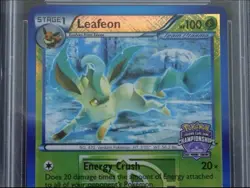 LEAFEON 11/116 NA STATE CROSSHATCH PROMO POKEMON BLACK WHITE PLASMA FREEZE - Image 5