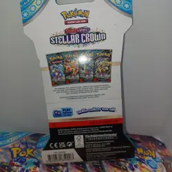 10 Pokemon Stellar Crown Sleeved Booster Packs, 10 Cards + 1 Energy. Sealed. New - Image 3
