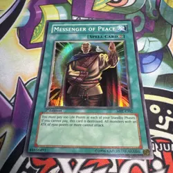 YuGiOh Messenger of Peace Holo 1st Edition | MRL-E102 | Heavy Play | Free P&P! - Image 1