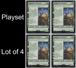 MTG Playset (4) - Final Fantasy - Summon: Fat Chocobo #202 -k472 - Image 1
