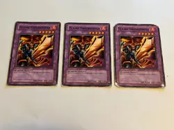 3X Flame Swordsman SDJ-024 x3 Yugioh Yu Gi Oh! 3 Playset - Image 1
