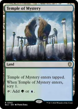 Temple of Mystery - Near Mint MTG Commander: Bloomburrow - Image 1