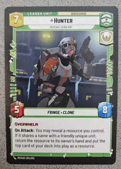 Hunter Outcast Sergeant (Star Wars Unlimited) Normal - Image 2