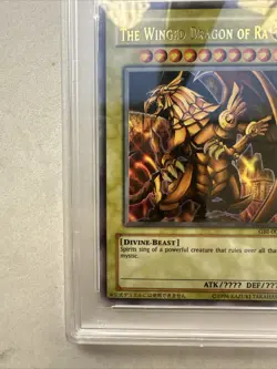 PSA 9 Yugioh The Winged Dragon of Ra GBI 003 Ultra Rare - Image 4