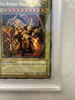 PSA 9 Yugioh The Winged Dragon of Ra GBI 003 Ultra Rare - Image 5