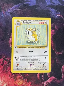 Pokemon DUTCH Raticate 40/102 1st Edition Base Set Excellent Condition - Image 1