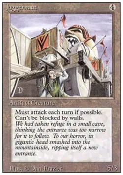 Juggernaut - Light Play MTG Revised - Image 1
