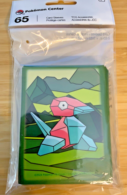 Pokemon Center Official Sleeves (x65) "Porygon & Polygons" - New - Image 1