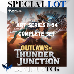 MTG Outlaws of Thunder Junction OTJ Complete Art Series 1-54 NM [No Signature] - Image 1