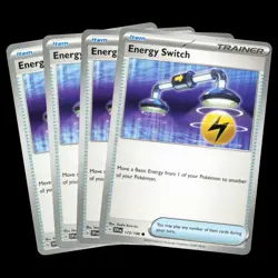 4x Energy Switch 173/198 Scarlet & Violet Playset Near Mint Pokemon TCG - Image 1
