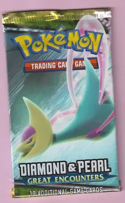 Pokemon "Great Encounters" 10-Card Sealed Booster Pack (Cresselia) X1 - Image 1