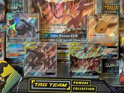 Pokemon TCG Tag Team Powers Collection Box Umbreon & Darkrai 8 Rarer Boosters - Image 2