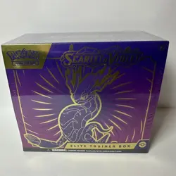 Pokemon TCG Scarlet And Violet ETB Elite Trainer Box Miraidon Factory Sealed Box - Image 2