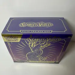 Pokemon TCG Scarlet And Violet ETB Elite Trainer Box Miraidon Factory Sealed Box - Image 3