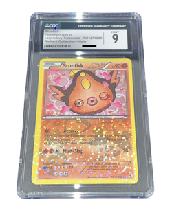 Pokemon - Stunfisk - CGC 9 - 2013 Legendary Treasures - Holo RC12/RC25 - no PSA - Image 1