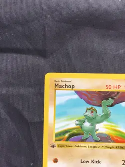 Pokemon Cards: Base Set 1st Edition Common: Machop 52/102 - Image 2
