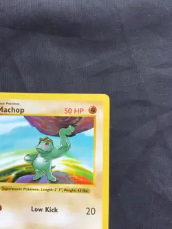 Pokemon Cards: Base Set 1st Edition Common: Machop 52/102 - Image 3