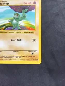 Pokemon Cards: Base Set 1st Edition Common: Machop 52/102 - Image 4