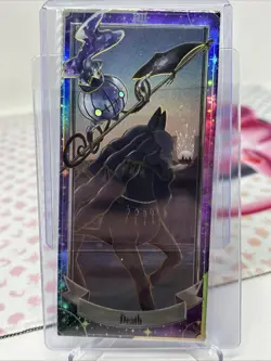 NON TCG Chinese Pokemon Elf Eif Origin Collection Tarot Death Chandelure Silver - Image 1