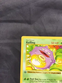 Pokemon Cards: Base Set 1st Edition Common: Koffing 51/102 - Image 2
