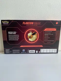 Pokemon TCG Flareon Evolution VMAX Premium Collection Box New Factory Sealed - Image 2