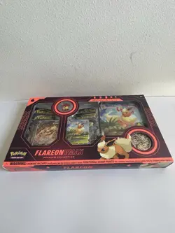 Pokemon TCG Flareon Evolution VMAX Premium Collection Box New Factory Sealed - Image 3