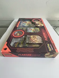 Pokemon TCG Flareon Evolution VMAX Premium Collection Box New Factory Sealed - Image 5