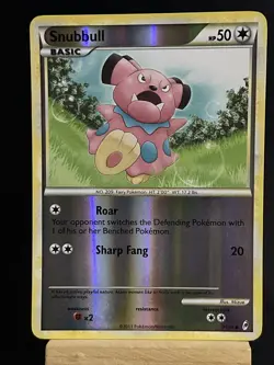 Pokemon Card Snubbull 71/95 Call of Legends Reverse Holo Excellent To NM - Image 1
