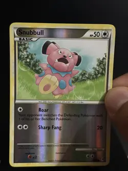 Pokemon Card Snubbull 71/95 Call of Legends Reverse Holo Excellent To NM - Image 3
