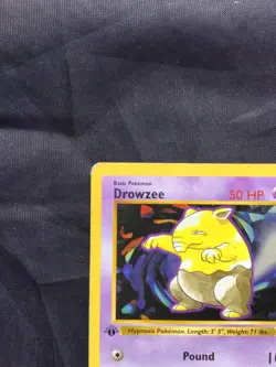 Pokemon Cards: Base Set 1st Edition Common: Drowzee 49/102 - Image 2